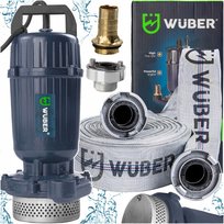 Pompa Do Wody Brudnej Czystej Szamba Sito Zanurzeniowa 2100W +Wąż Strażacki