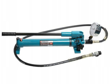 Pompa hydrauliczna ręczna wąż rozpierak prasa 20-700bar pojemność oleju 1L z manometrem FORSAGE - Forsage