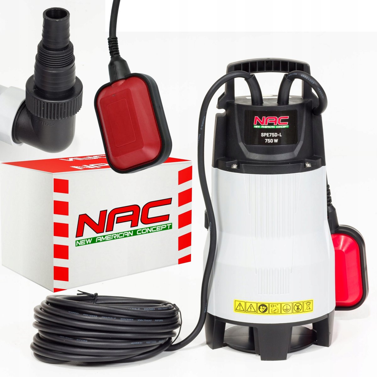 Pompa zanurzeniowa NAC SPE75D-L, 750 W
