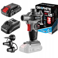 Pompka Kompresor Akumulator 2AH Ładowarka GRAPHITE