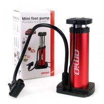 Pompka nożna metalowa z manometrem AMiO MINI PU03, 11 BAR / 160 PSI Amio