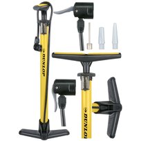 POMPKA WARSZTATOWO ROWEROWA DUNLOP 174 PSI (12bar) ŻÓŁTA Dunlop