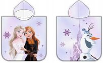 Poncho Kąpielowe Kraina Lodu 55x110 Ręcznik z Kapturem Disney