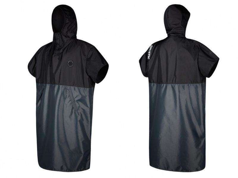 Poncho De Bain Absorbant En Coton Deluxe - Noir - Idéal Après La Douche, La Piscine Ou à La Plage