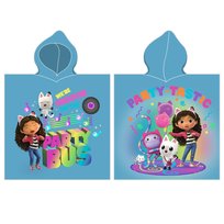 Poncho Ręcznik Koci Domek Gabi 55x55 z Kapturem Licencyjne