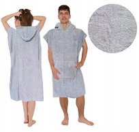 Ponczo bawełniane na Basen na Plażę Poncho Morsowanie 100% bawełna frotte