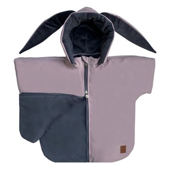 Ponczo Samochodowe Softshell Królik Róż Premium S (Wiek 0-4 Lat) - Figa