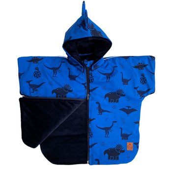 Ponczo Samochodowe Zimowe Softshell Dino Blue Premium M (Wiek 2,5-8 Lat) - Figa