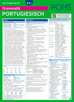 PONS Grammatik auf einen Blick Portugiesisch Pons, Pons Gmbh