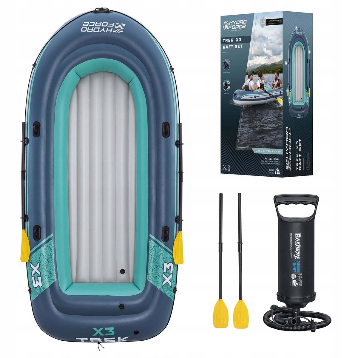 Trek Pack Raft PONTON TREK X3 RAFT 294 X 137 CM BESTWAY 61154 - Bestway | Sport Sklep ...