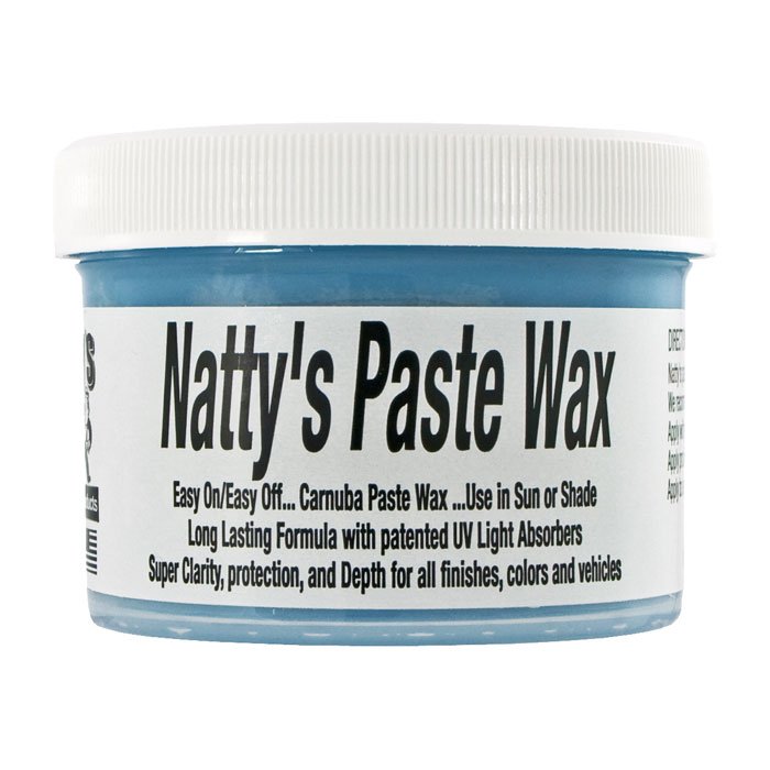 Poorboy's Natty's White Paste Wax - Contains Carnauba, Great For Light Colored Cars, 235ml