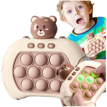 Pop It Gra Zręcznościowa Popit Niedźwiadek Antystresowa Elektroniczne - Revento
