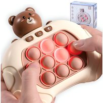 Pop It Gra Zręcznościowa Sensoryczna Antystresowa Elektroniczna Dla Dzieci Dla Dorosłych  Popit Miś