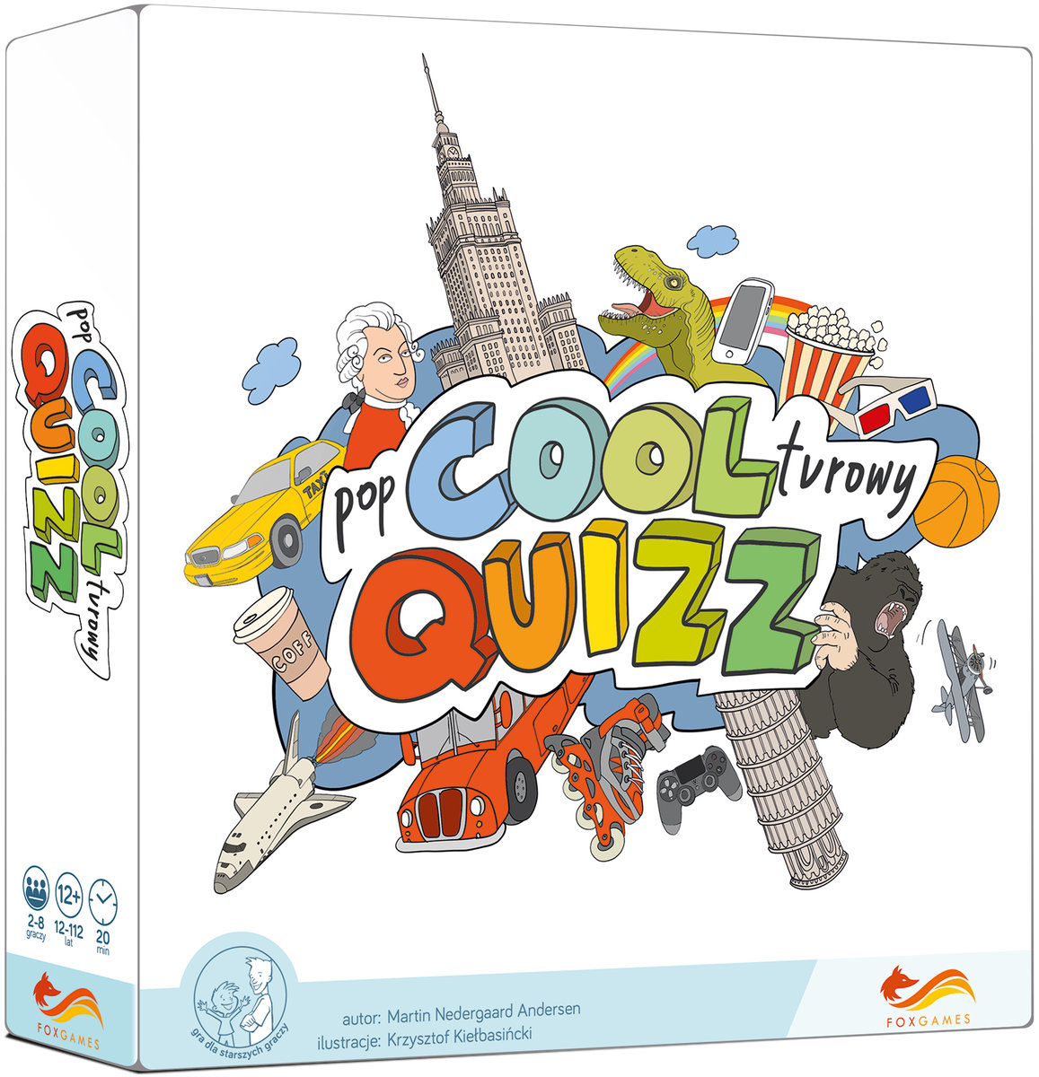PopCOOLturowy Quizz, gra towarzyska, FoxGames