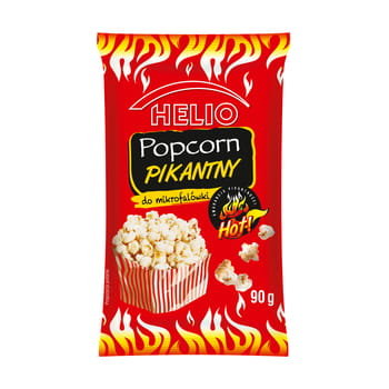 Popcorn do mikrofalówki pikantny 90 g HELIO - Helio