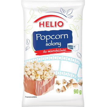 Popcorn do mikrofalówki solony 90 g HELIO - Helio