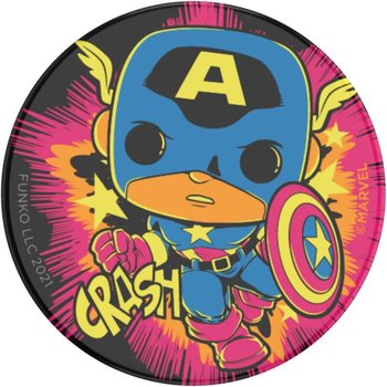 POPSOCKETS Uchwyt do telefonu Standard Funko Pop! Captain America Marvel licencja - PopSockets