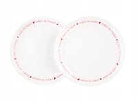 Porcelanowe talerze kolekcja Emily w Paryżu, Ø19,2 cm, 2 szt. komplet