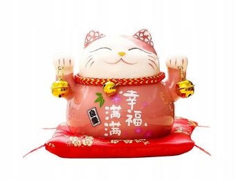 Porcelanowy Kotek Skarbonka Japoński Kot Szczęścia - AIG