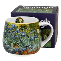 Porcelanowy kubek baryłka 430 ml Van Gogh Irises do Kawy i Herbaty DUO Sp. z o.o.