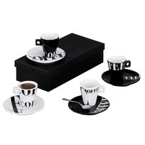 Porcelanowy zestaw do espresso ZELLER, 8 elementów