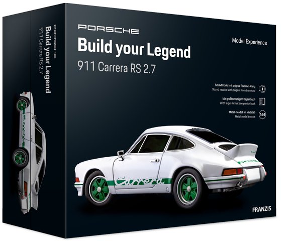 Фото - Машинка Porsche 911 Carrera RS Build your Legend kalendarz adwentowy 