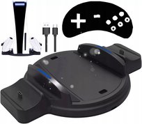 PORTABLE PS5 STACJA ŁADUJĄCA DLA DWA KONTROLERY FAST CHARGING STATION