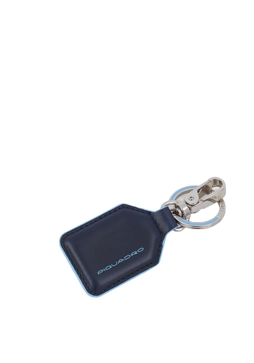 Inny producent Portachiavi in metallo e pelle con una anella Uomo piquadro pc5965b2-blu2 Blu