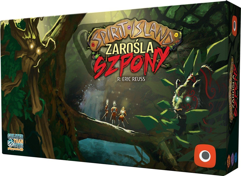 Portal Games, gra spirit island zarośla i szpony dodatek