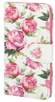 Portfel Art Sony Xperia M4 Aqua Różowe Kwiaty - Bestphone