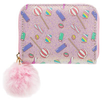 Portfel, Candy Shop, Pomponik, Różowy