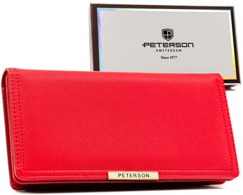 Portfel damski klasyczny pojemny PETERSON na prezent - Peterson