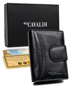Portfel damski skórzany RFID stop Cavaldi® skóra - 4U CAVALDI