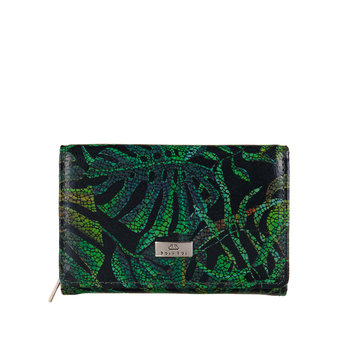 Portfel damski z suwakiem BajuBaj ze skóry naturalnej – styl i funkcjonalność PD1225cs161 RFID - BajuBaj