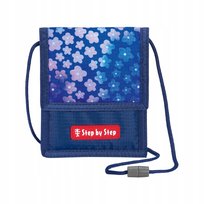 Portfel dla dzieci na szyję STEP BY STEP na rzepy PORTMONETKA  