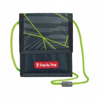 Portfel dla dzieci na szyję STEP BY STEP na rzepy PORTMONETKA  