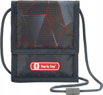 Portfel dla dzieci na szyję STEP BY STEP na rzepy PORTMONETKA 