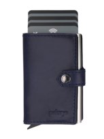 Portfel Easy Wallet Wykonany Z Garbowanej Skóry Nomad Granatowy Pularys
