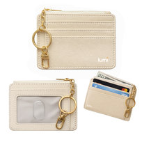 Portfel etui karty ochrona RFID cardholder kieszonką gotówkę eco skóra LUMI LUMI