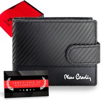 Portfel męski Pierre Cardin skórzany Carbon RFID | elegancki prezent Pierre Cardin