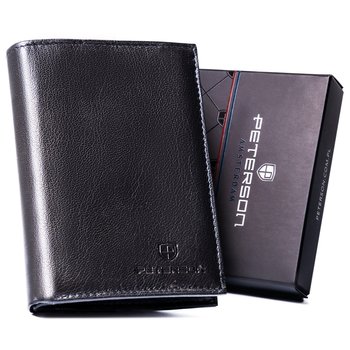 Portfel Męski Skórzany Z Zakładkami Na Karty — Peterson - Peterson