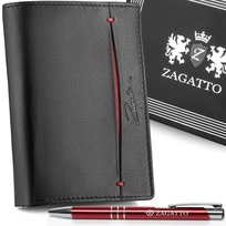 Portfel męski ZG-N4-F4 RFID BLACK-RED