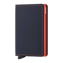Portfel ochrona RFID Slimwallet Secrid - matte nighblue&orange SECRID