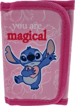 portfel portfelik dziecięcy rzep suwak LILO I Stitch oficjalny Stich - Difuzed