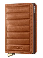 Portfel RFID Secrid Premium Slimwallet Emboss Lines - cognac SECRID