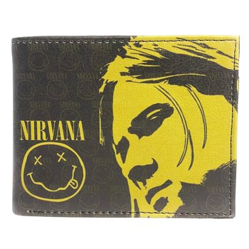 Portfel Rozkładany Nirvana Kurt Cobain Gitara Suwak - Bioworld