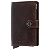 Portfel z aluminiowym etui Miniwallet Secrid Vintage - chocolate SECRID