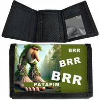 portfel z materiału na rzep portfele kodurowe Brr Brr Patapim Legro7