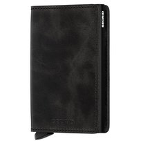 Portfel z ochroną kart RFID Slimwallet Secrid Vintage - black SECRID