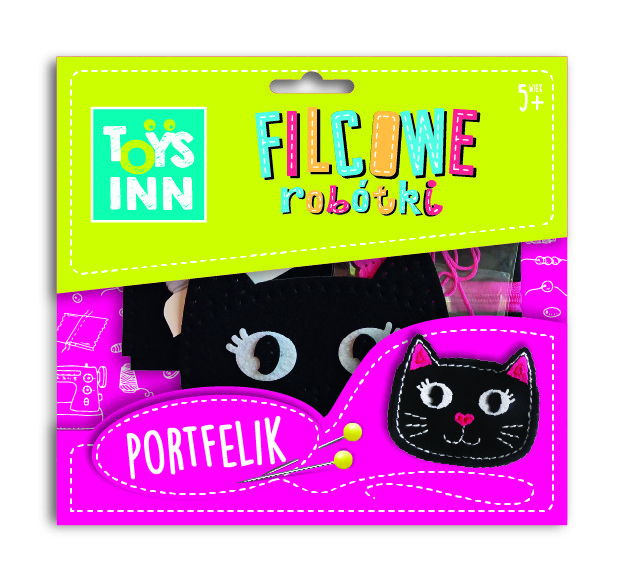 Portfelik Kot, Filcowe Robótki